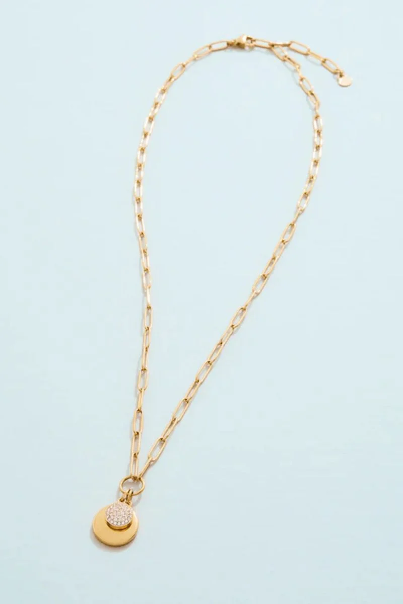 Spartina Splash Collection Drayton Necklace 18" Crystal - Image 2