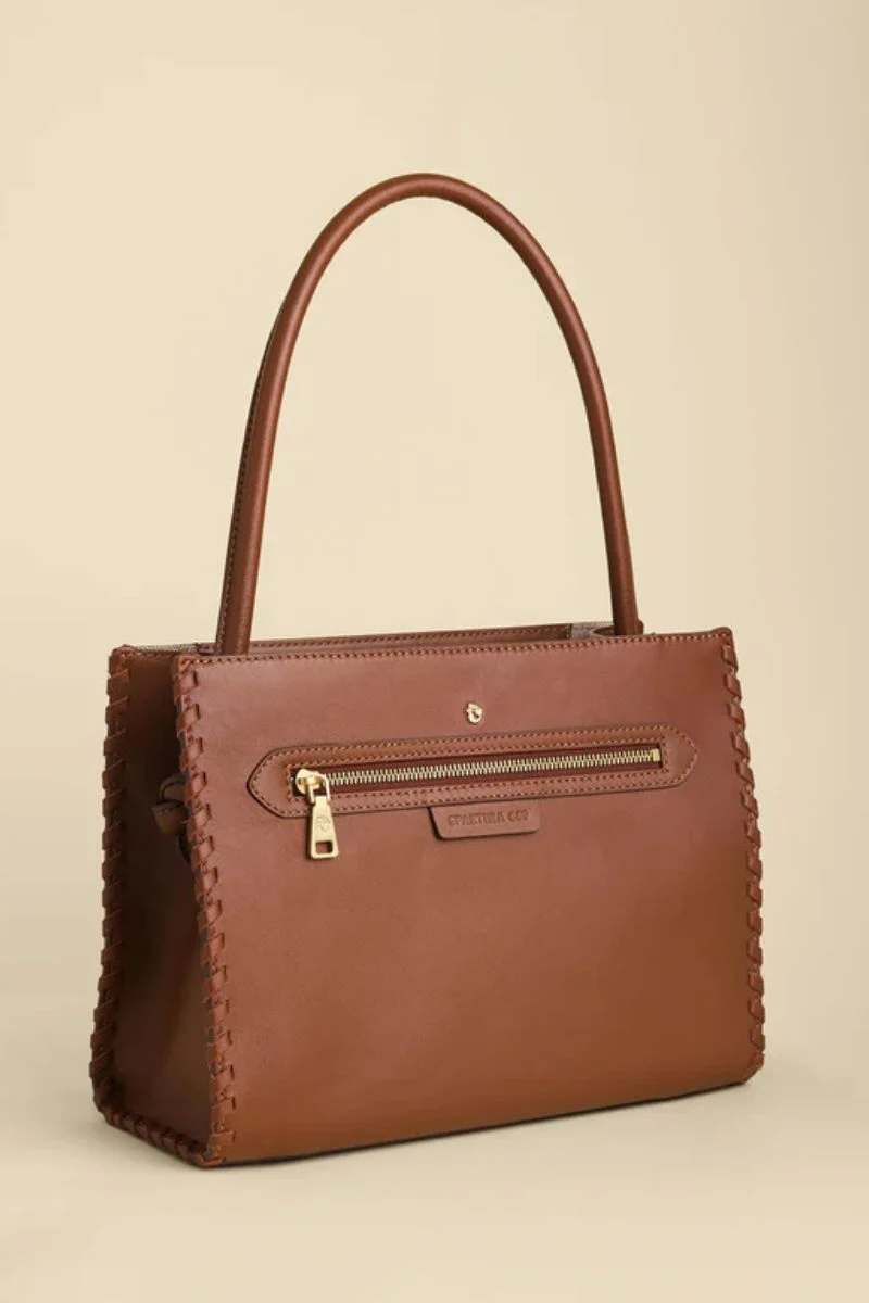 Spartina Siren Raya Tote Bag Brown - Image 2