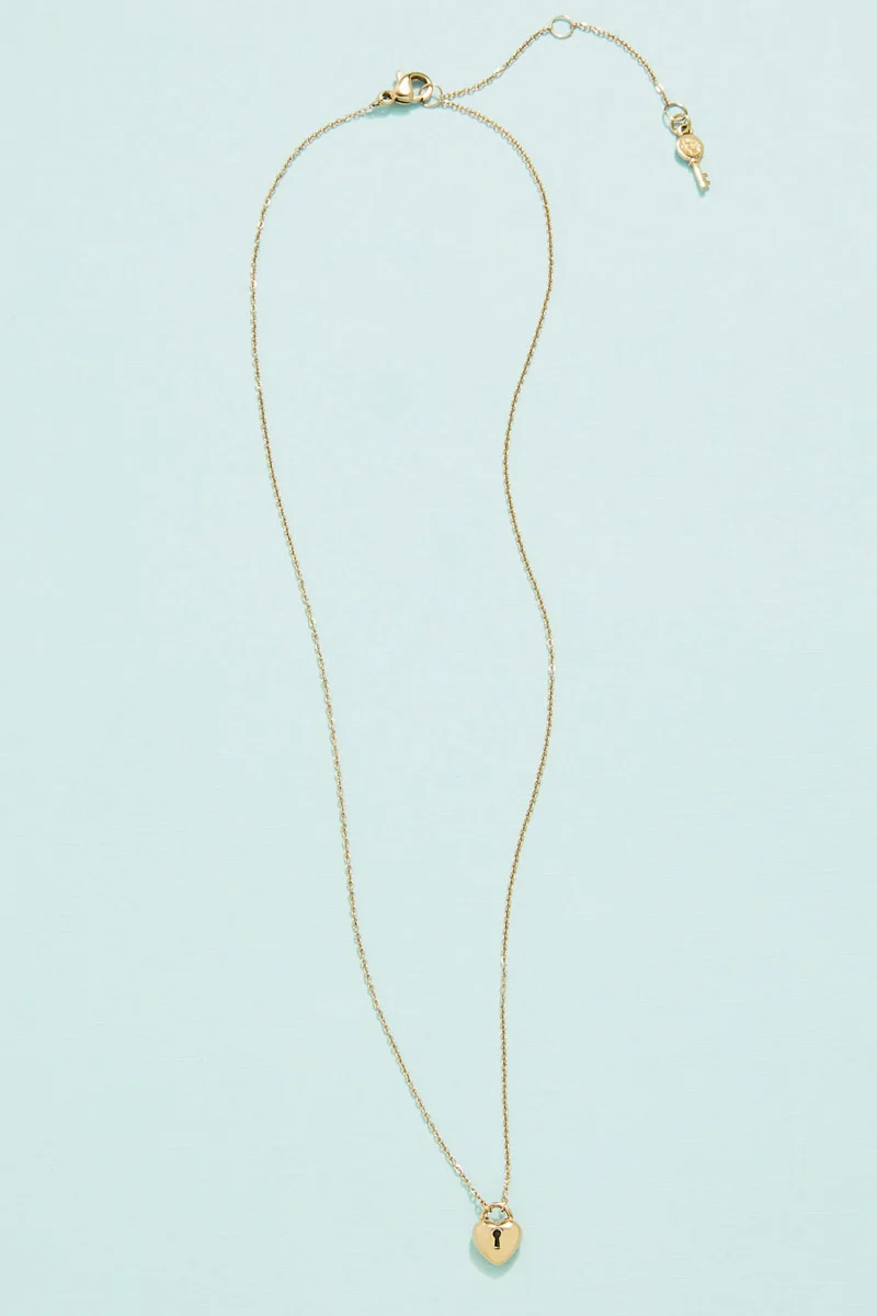 Spartina Splash Collection Locked in Love Necklace 16" - Image 2