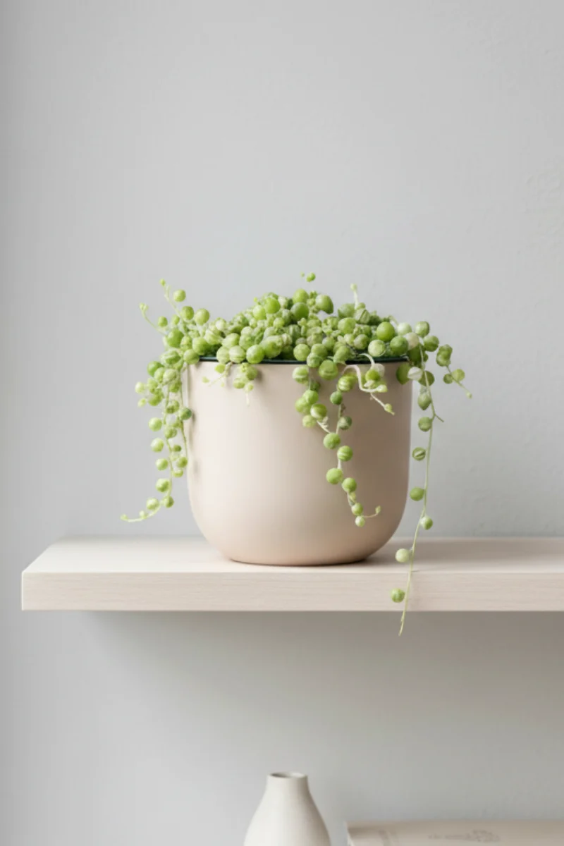 Succulents, String of Pearls Variegated 4"