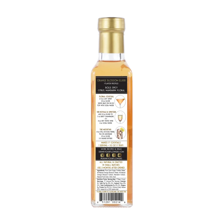 Floral Elixir Co. Orange Blossom Syrup