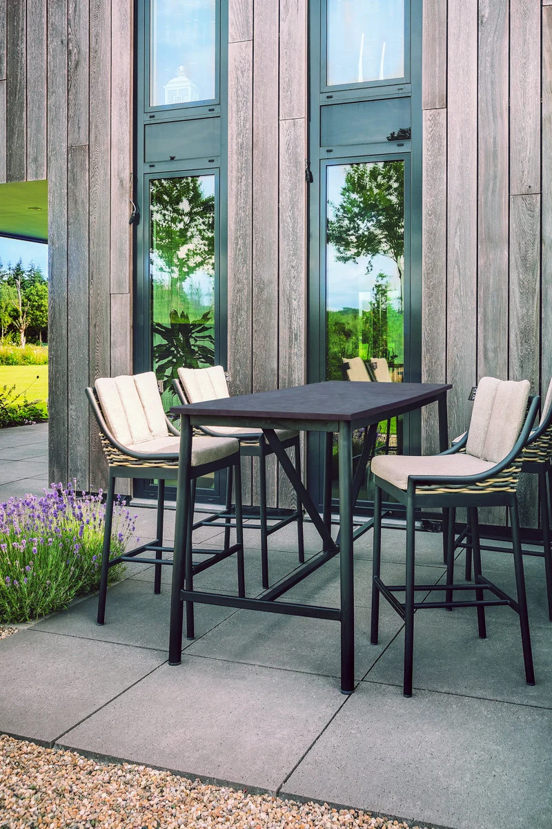 Alfresco Jasper Gathering Table with Umbrella Hole 59"