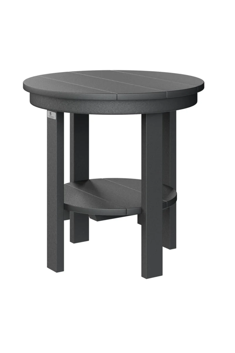 Berlin Gardens Round End Table Black