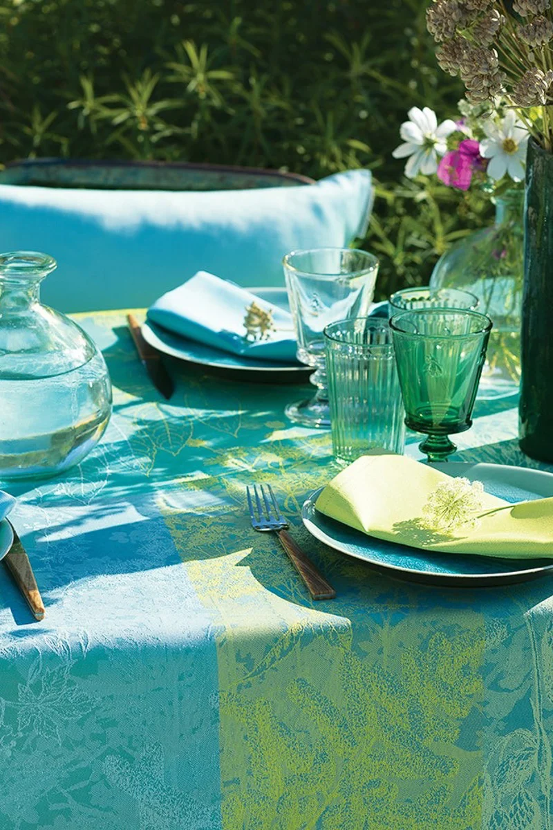 Garnier-Thiebaut Esprit Jardin Tablecloth 61"x89" Prairie - Image 2
