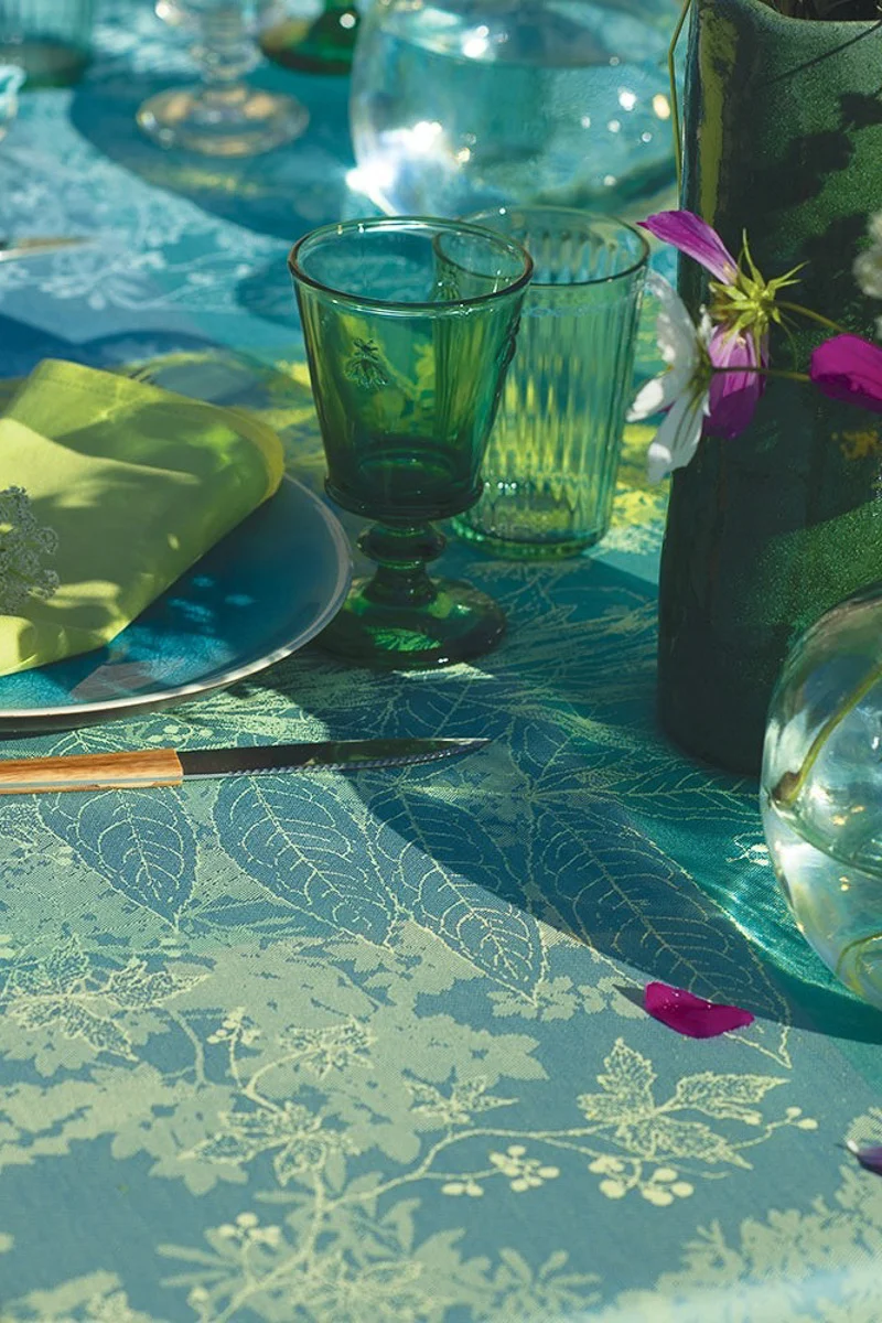 Garnier-Thiebaut Esprit Jardin Tablecloth 61"x89" Prairie - Image 3