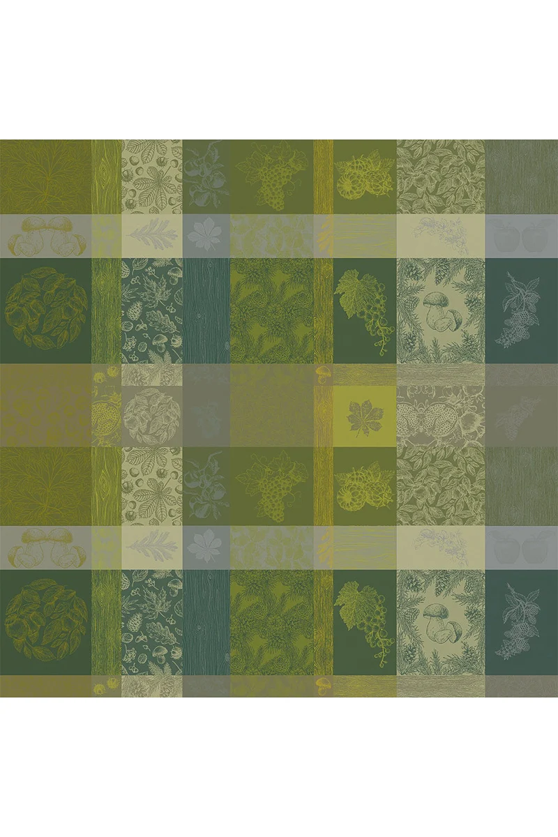 Garnier-Thiebaut Mille Automnes Tablecloth 71"x98" Mousse - Image 4