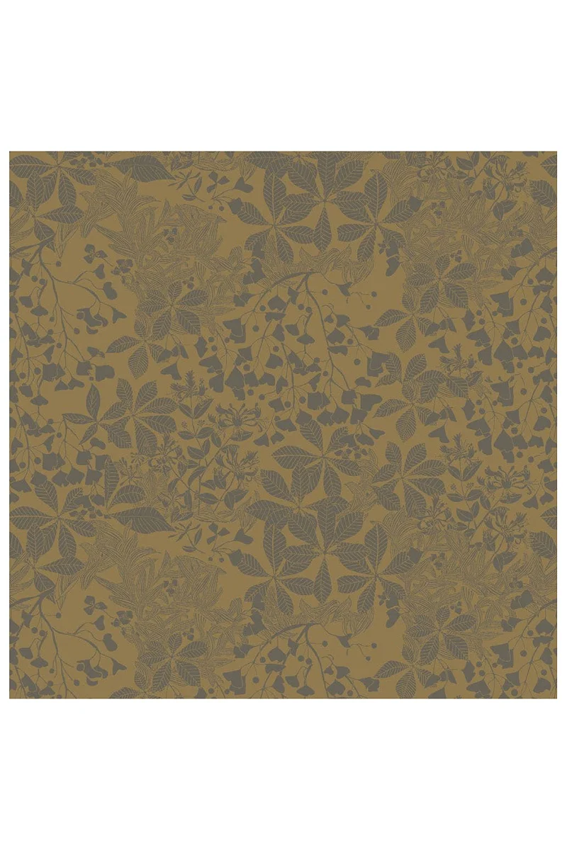 Garnier-Thiebaut Super Nature Tablecloth 71"x71" Or Pale - Image 3