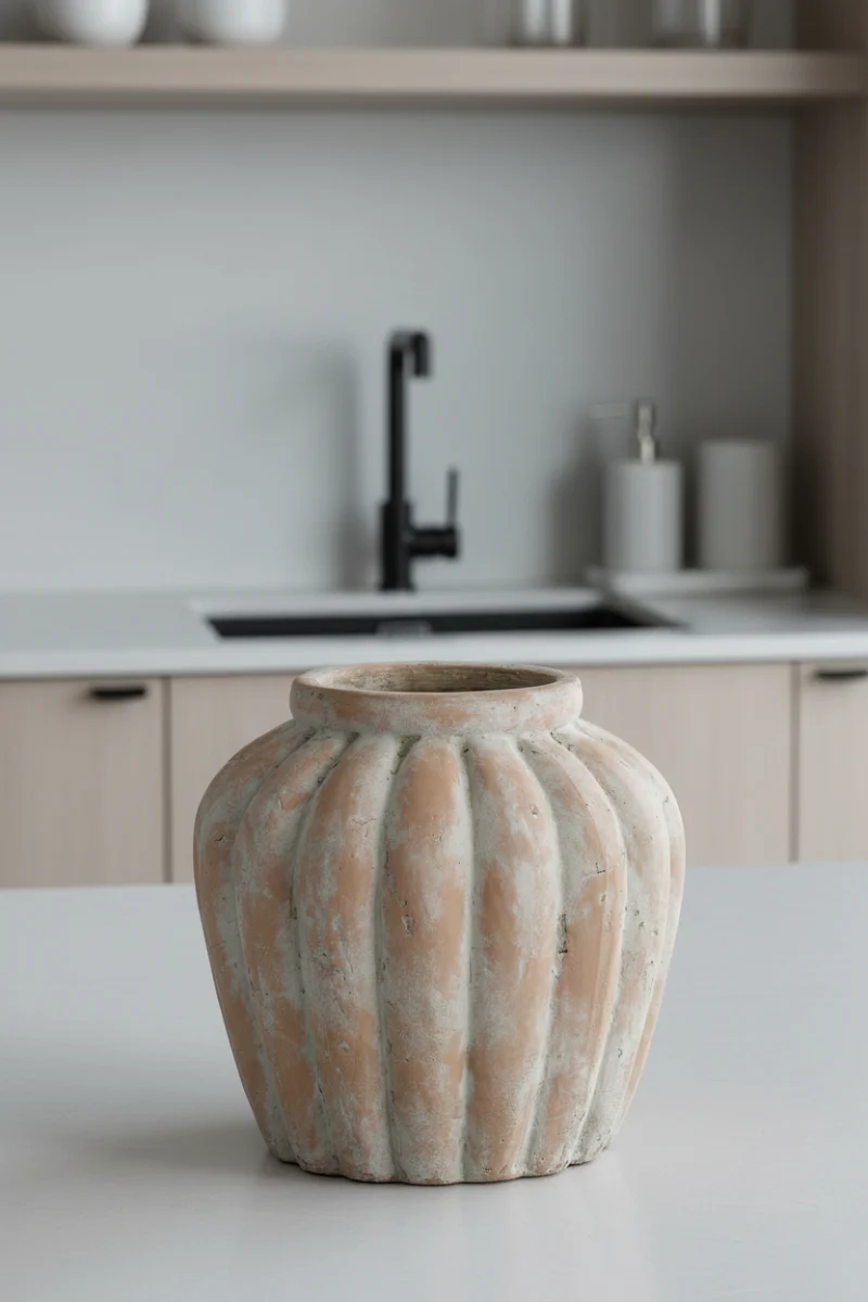 Terra Cotta Vase 10.5"