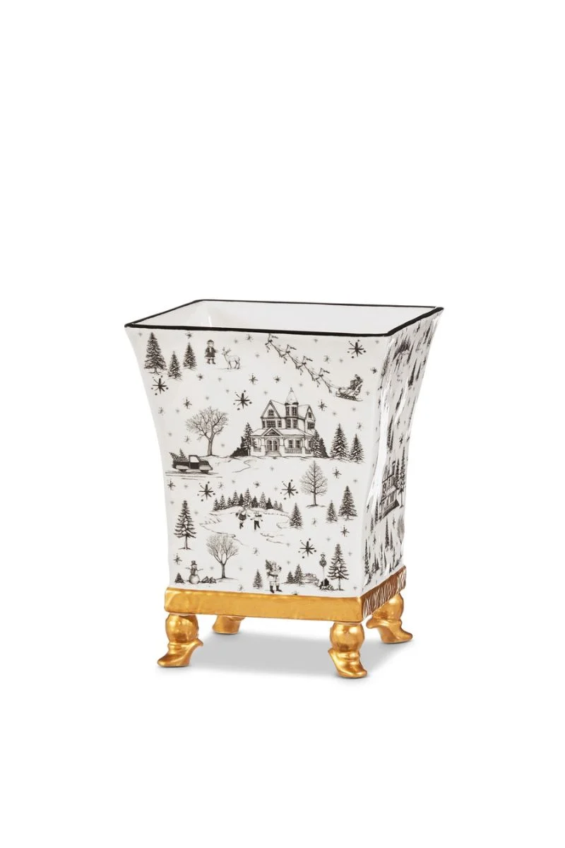 Through The Woods Cache Pot 7"