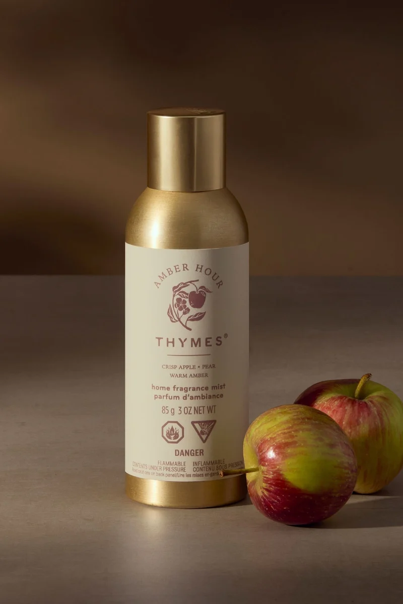 Thymes Amber Hour Home Fragrance Mist 3oz
