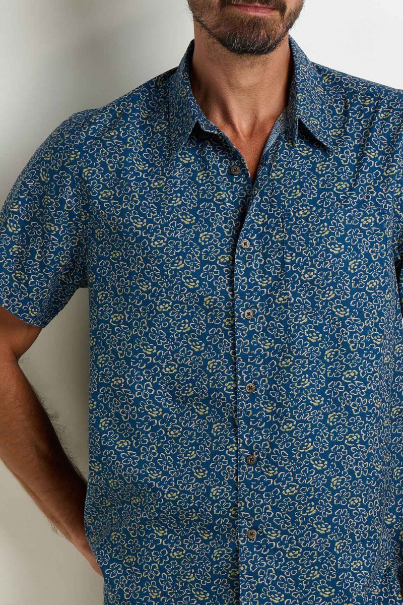 Toad & Co. Fletch Shirt M Canal Print - Image 3