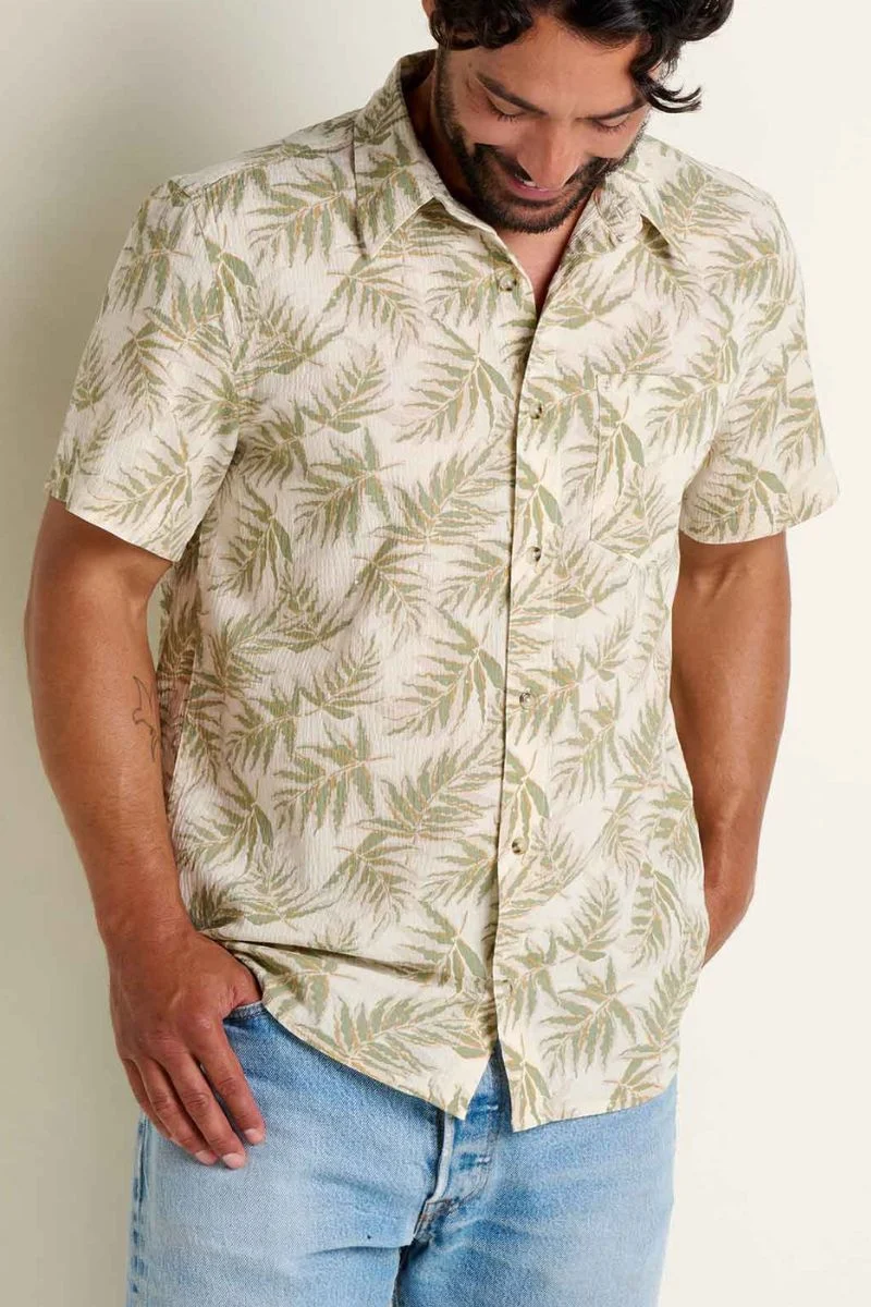 Toad & Co. Mens Fletcher Shirt M Salt Print