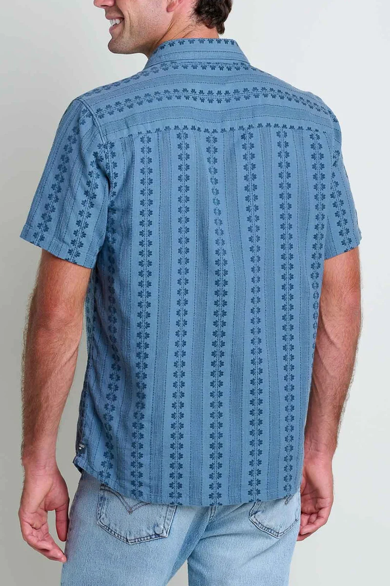 Toad & Co Men's Treescape Short Sleeve Shirt Small North Shore - Image 2