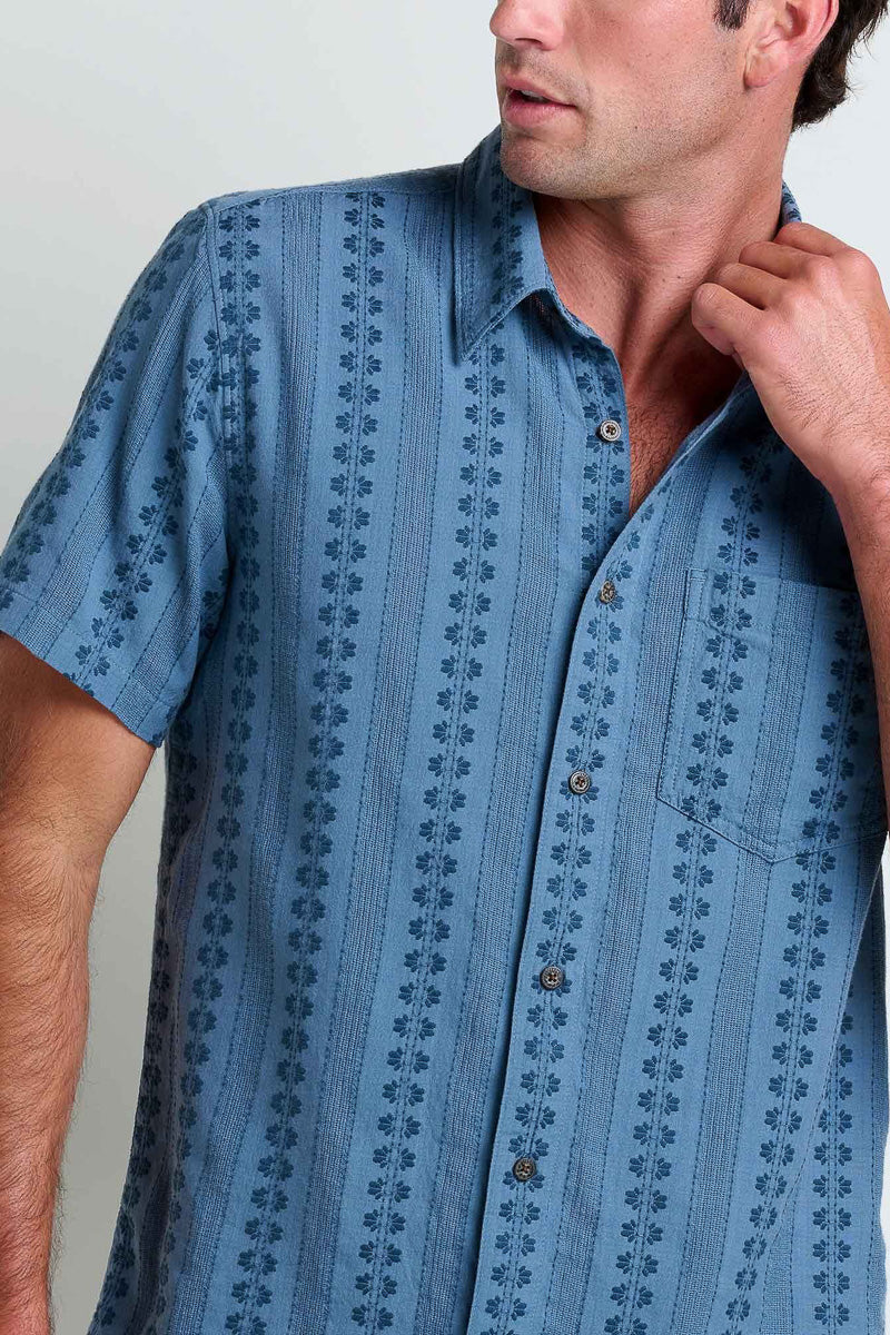 Toad & Co Men's Treescape Short Sleeve Shirt Small North Shore - Image 3