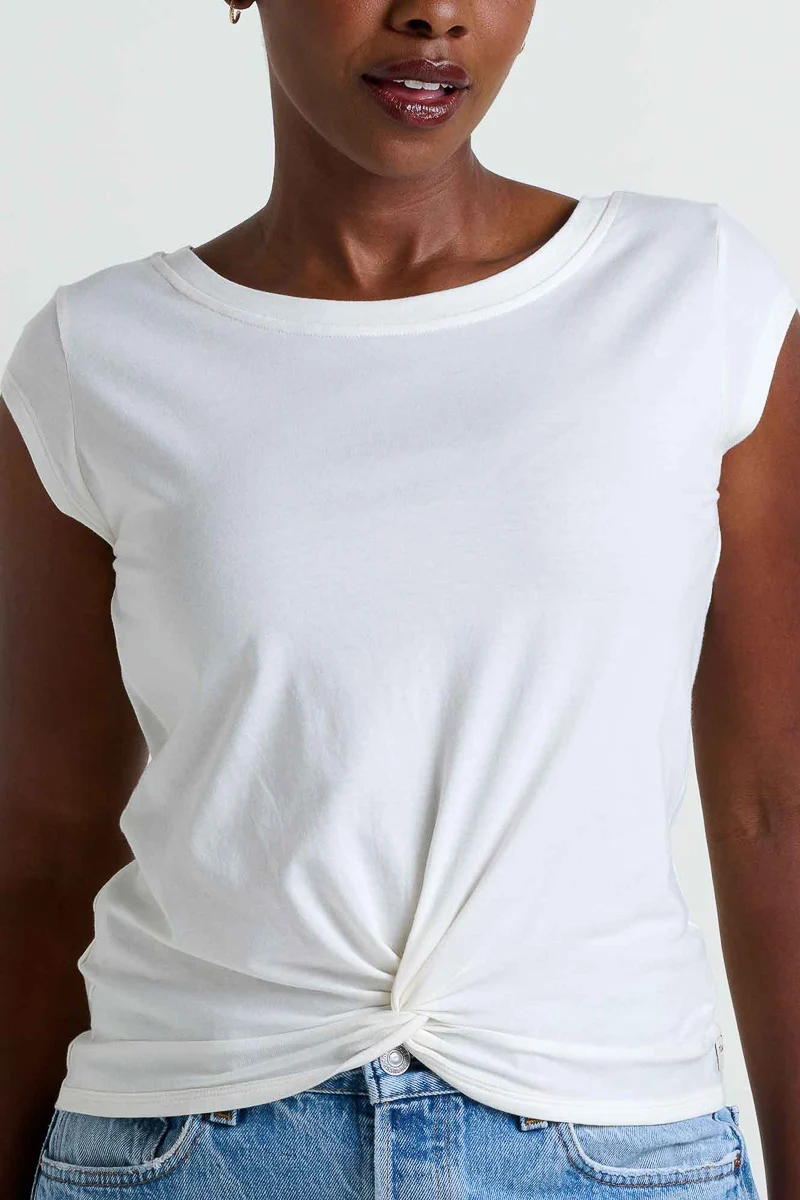 Toad & Co Women's Anza Short Sleeve Shirt Extra Large Egret - Image 3
