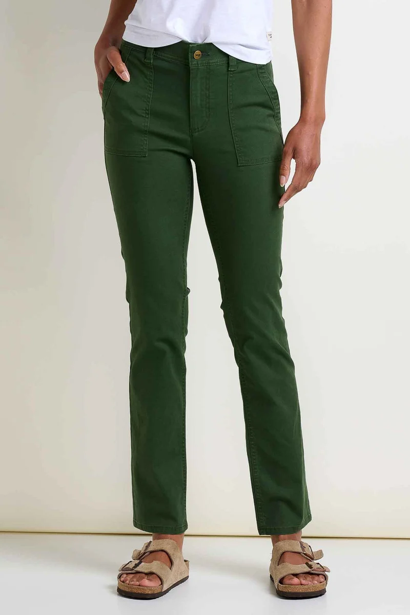 Toad & Co Women's Earthworks Pant Size 12 Epidote - Image 3