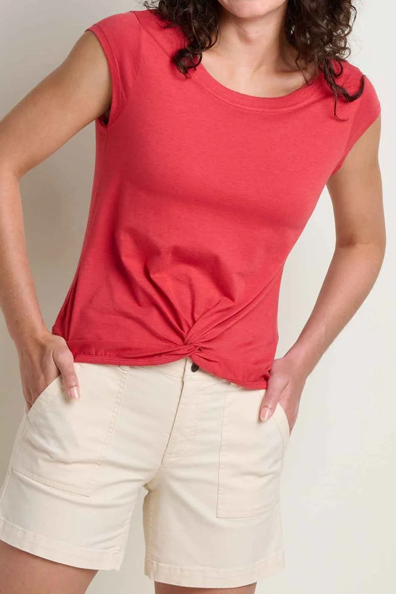 Toad & Co. Women's Anza Tee L Crabapple