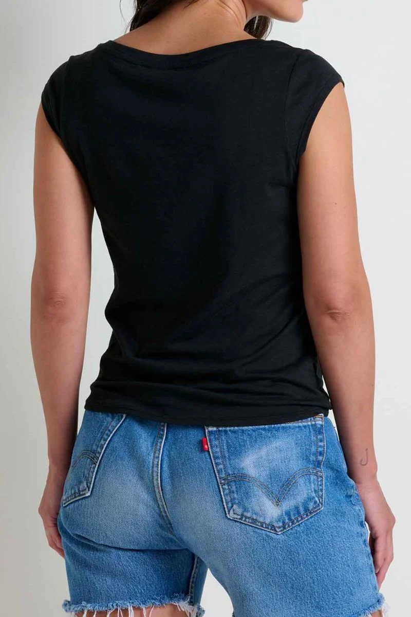 Toad & Co. Women's Anza Tee S Black - Image 2