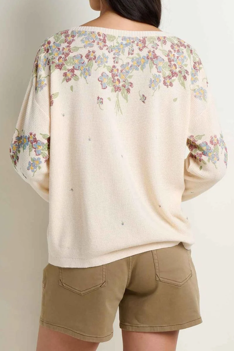 Toad & Co. Women's Bianca Patterned Pullover S Salt Print - Image 3