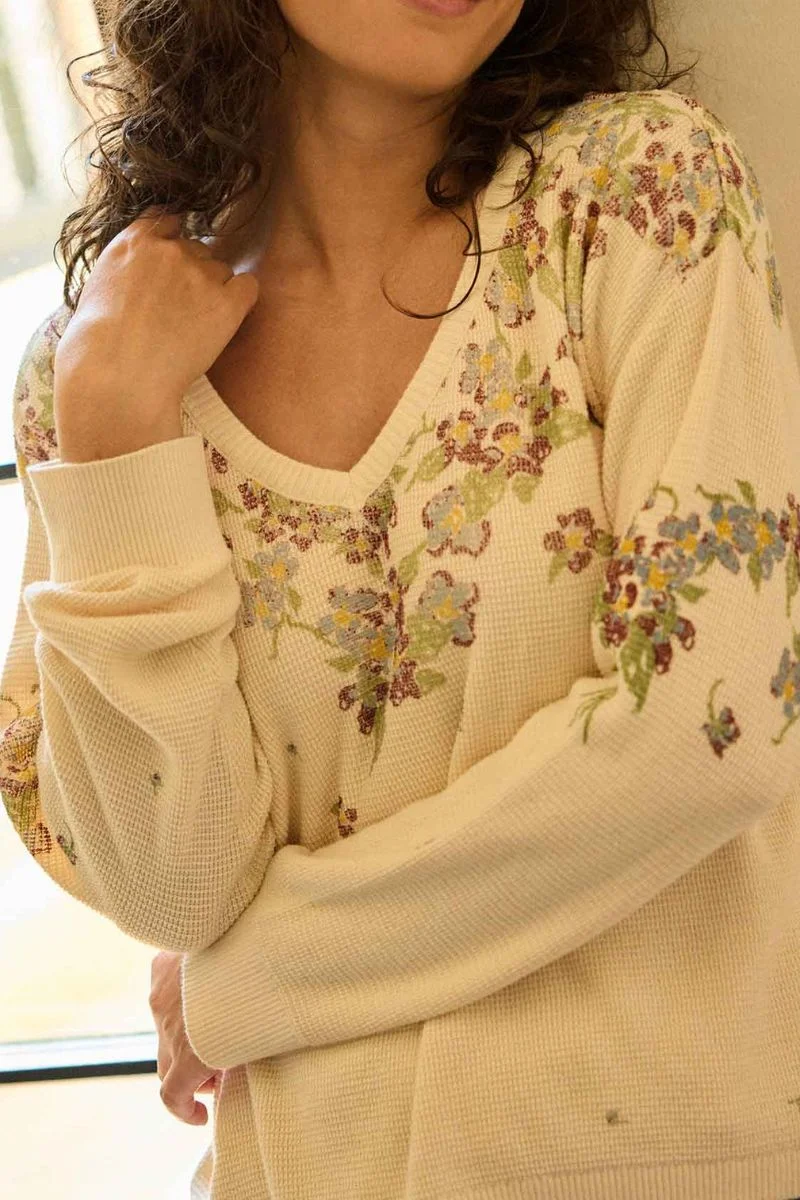 Toad & Co. Women's Bianca Patterned Pullover XS Salt Print - Image 5