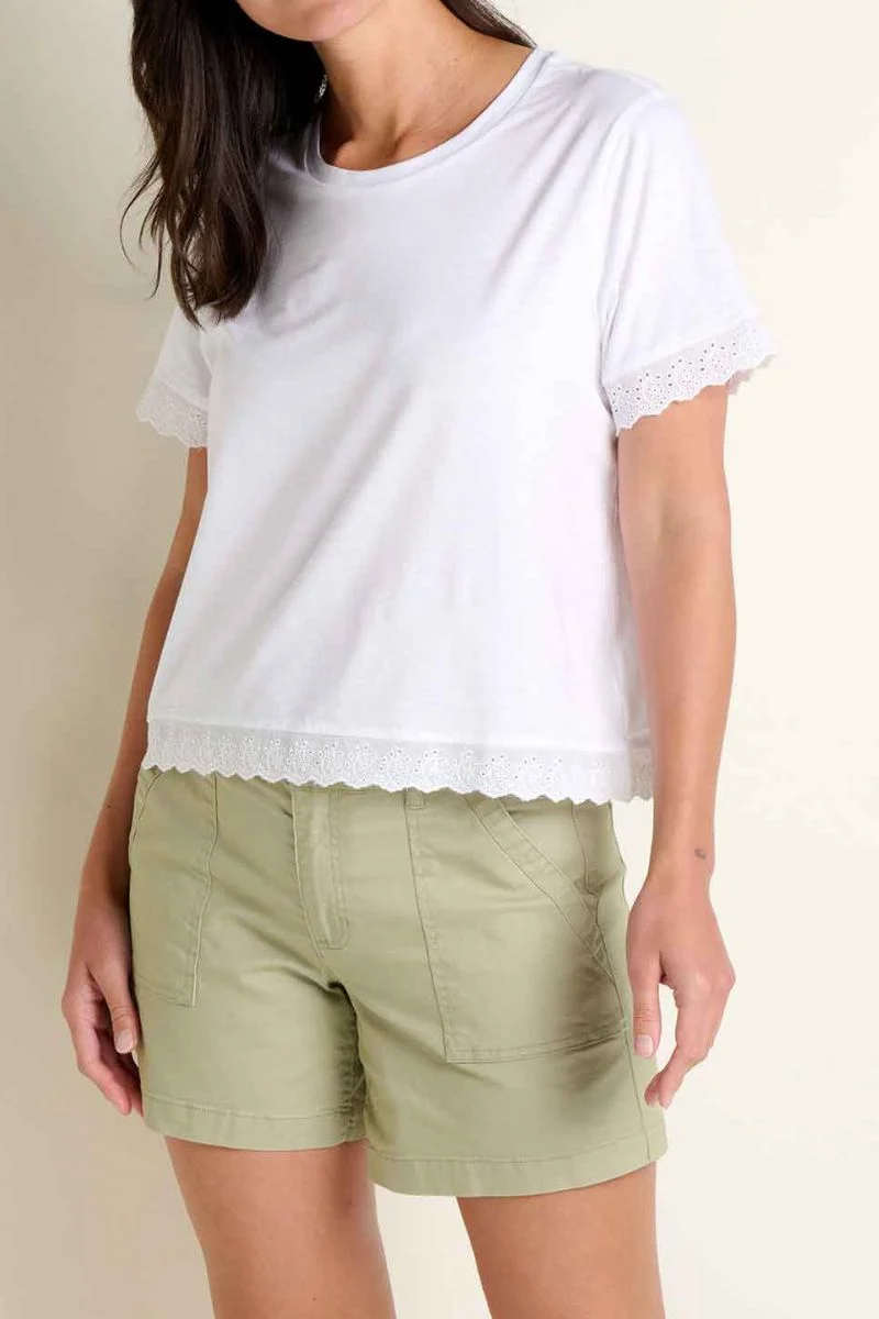 Toad & Co. Women's Clara Tee S True White - Image 2