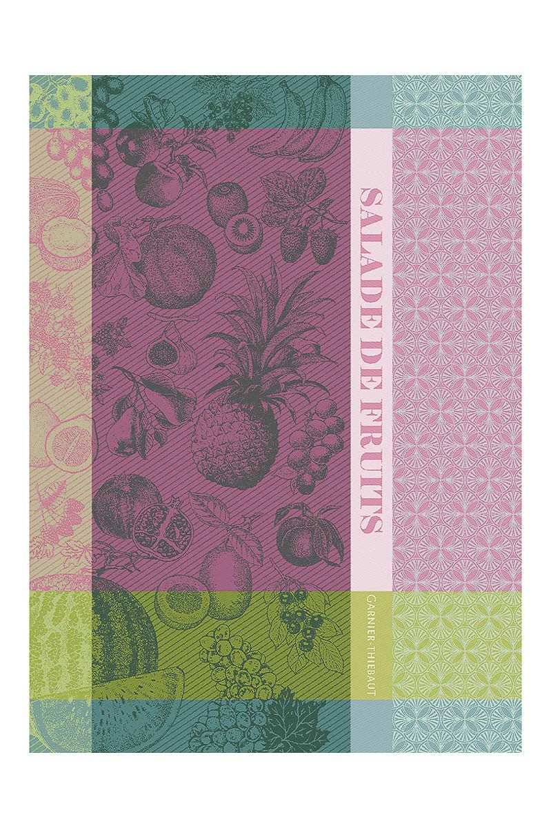 Garnier-Thiebaut Salade De Fruits Kitchen Towel Fuchsia