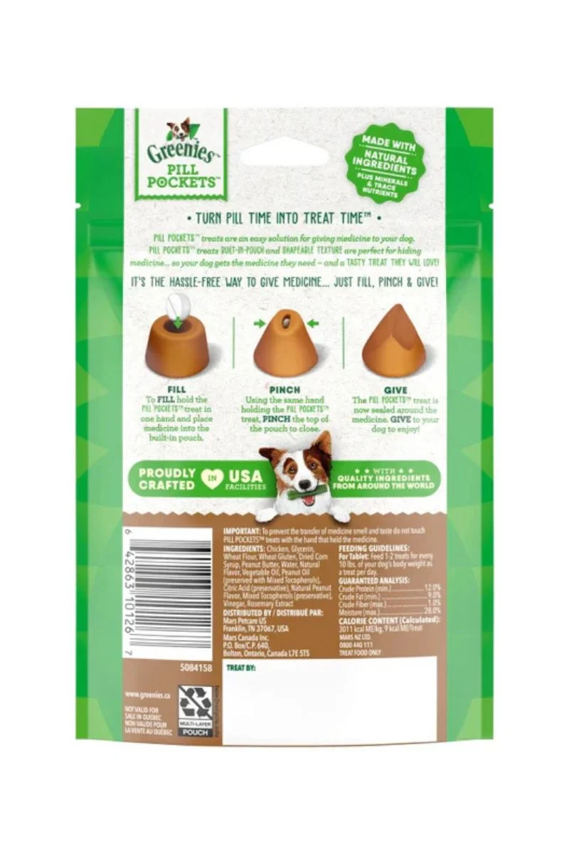 Greenies Pill Pockets Peanut Butter Tablet Size 30 count - Image 2