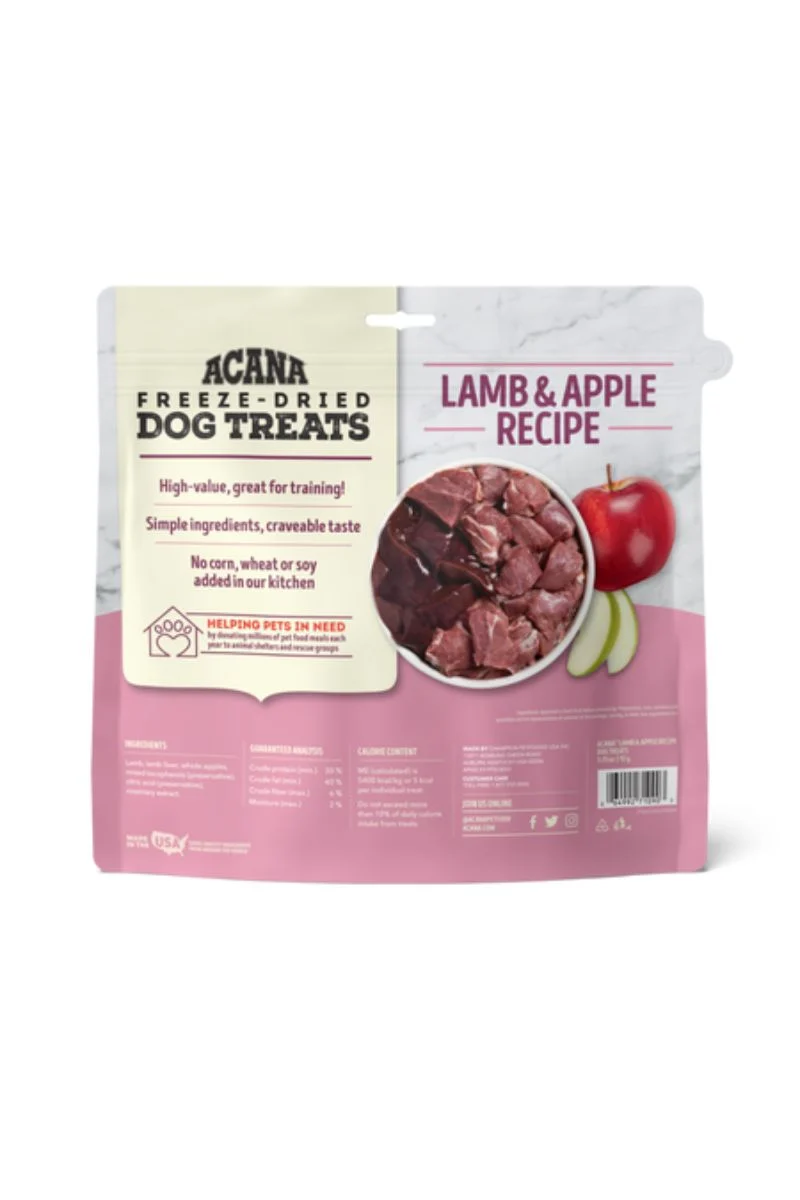 Acana Freeze-Dried Lamb & Apple Treat 3.25 oz - Image 2