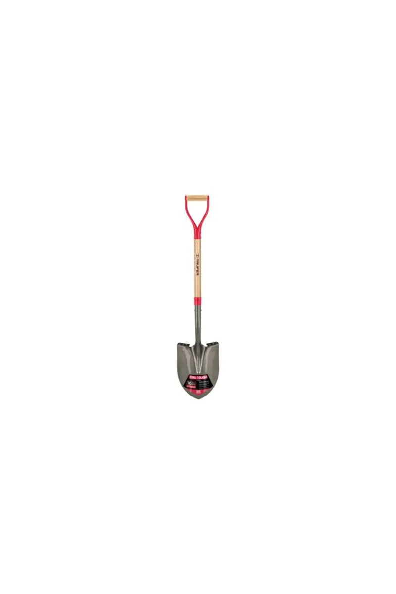 Truper Trutough Round Point Shovel D Handle