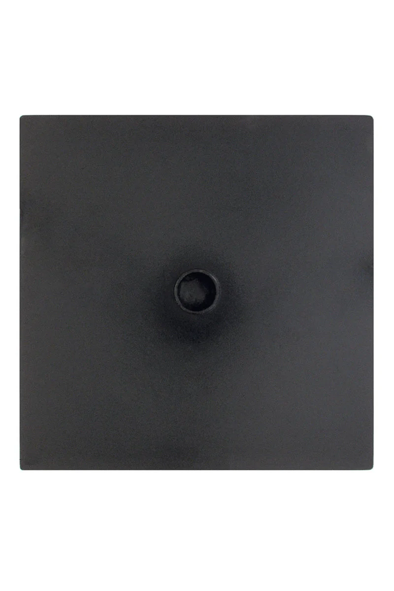 Treasure Garden Steel Umbrella Base Square 18" Black