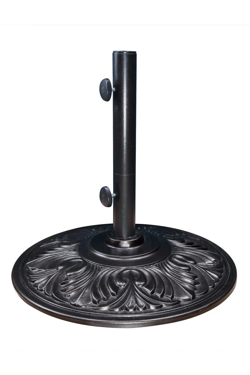 Treasure Garden Art Deco Umbrella Base Black - Image 2