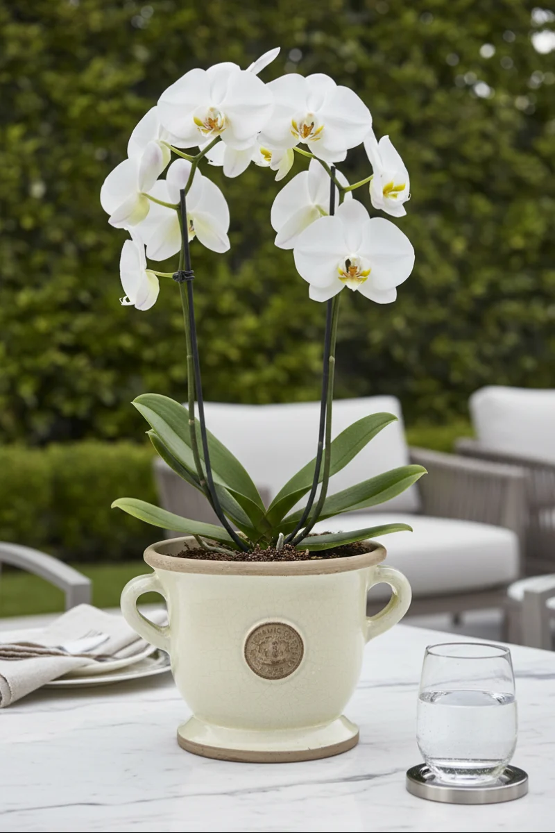 Canterbury Kew Footed Vase 5.5" Ivory