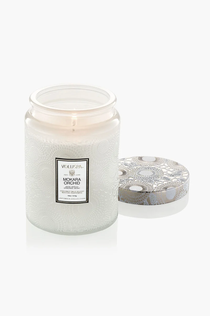 Voluspa Mokara Orchid Large Jar Candle