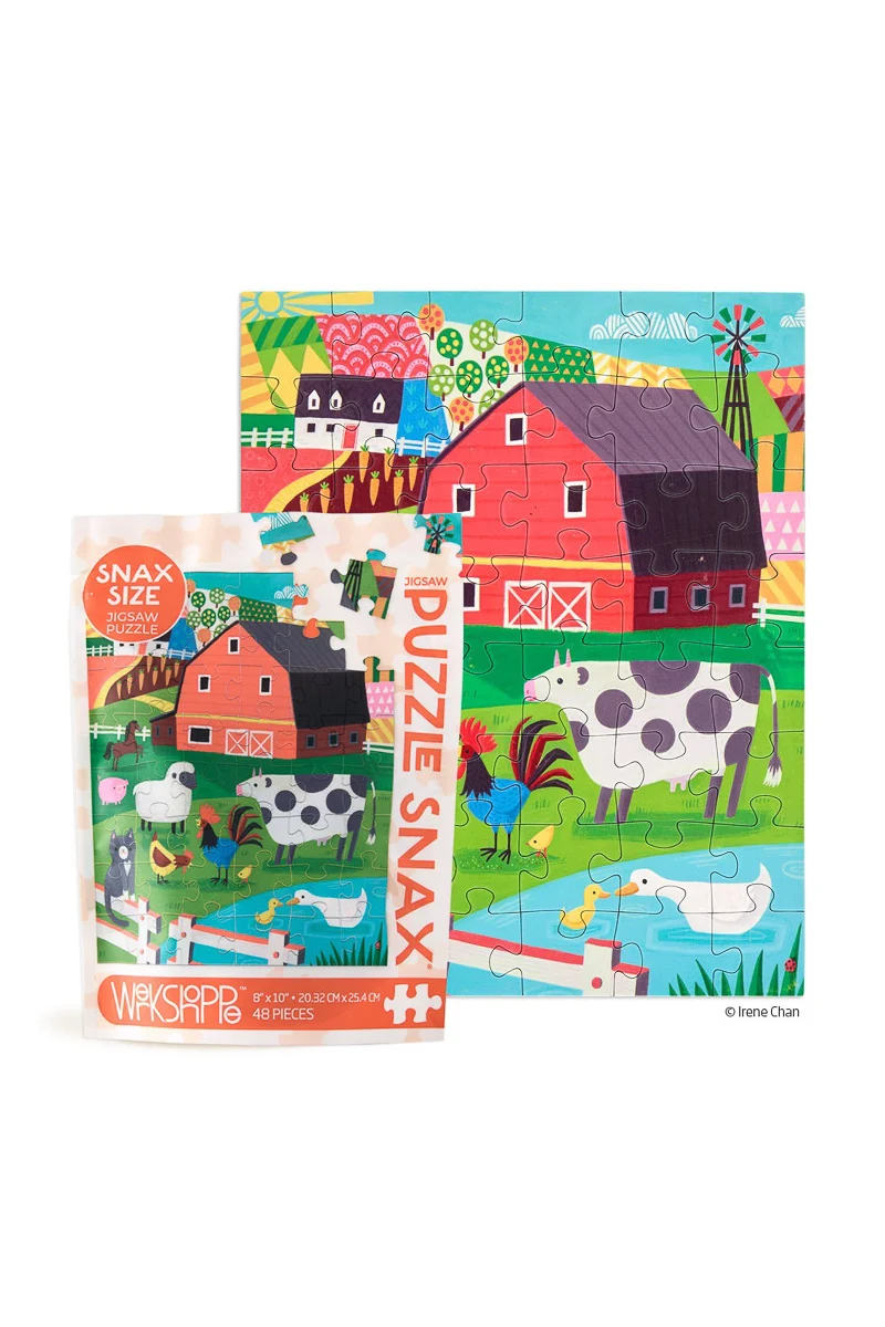 Werkshoppe Puzzle Snax Farm Friends 48 Pieces - Image 2