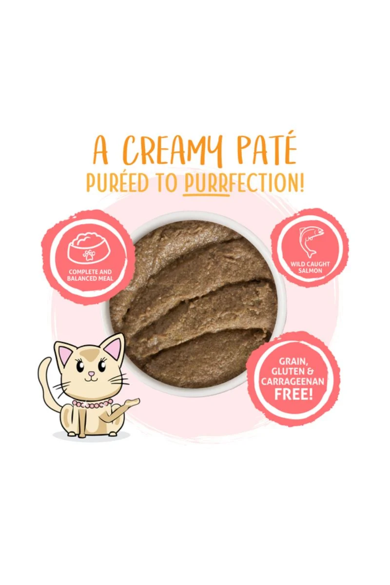 Weruva Pate Jolly Good Times Chicken & Salmon Dinner Canned Cat Food 3 oz - Image 2