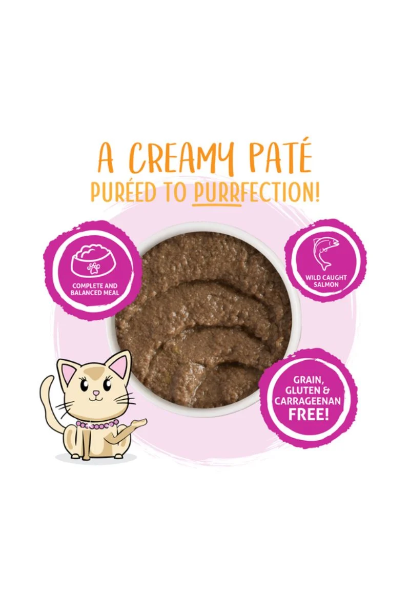 Weruva Pate Tic Tac Whoa! Tuna & Salmon Dinner Canned Cat Food 3 oz - Image 2