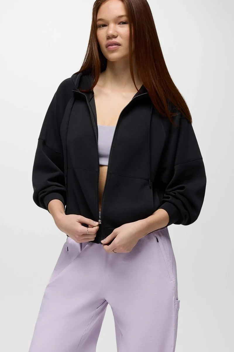 Woman's Shea Full Zip Hoodie Extra Small Black - Image 3