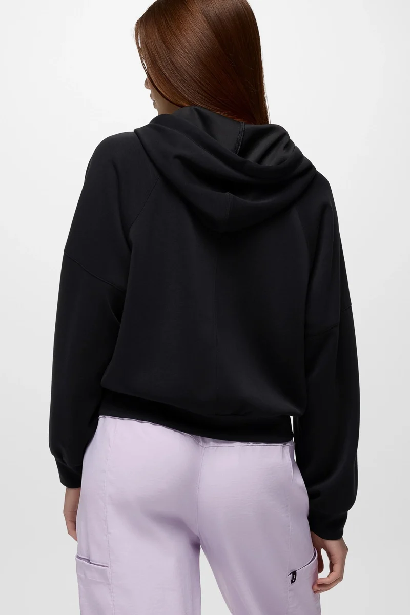 Woman's Shea Full Zip Hoodie Extra Small Black - Image 2