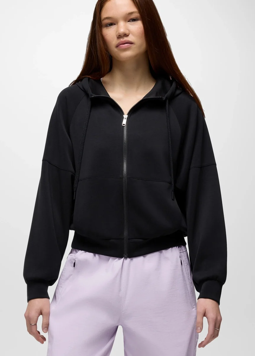 Woman's Shea Full Zip Hoodie Extra Small Black