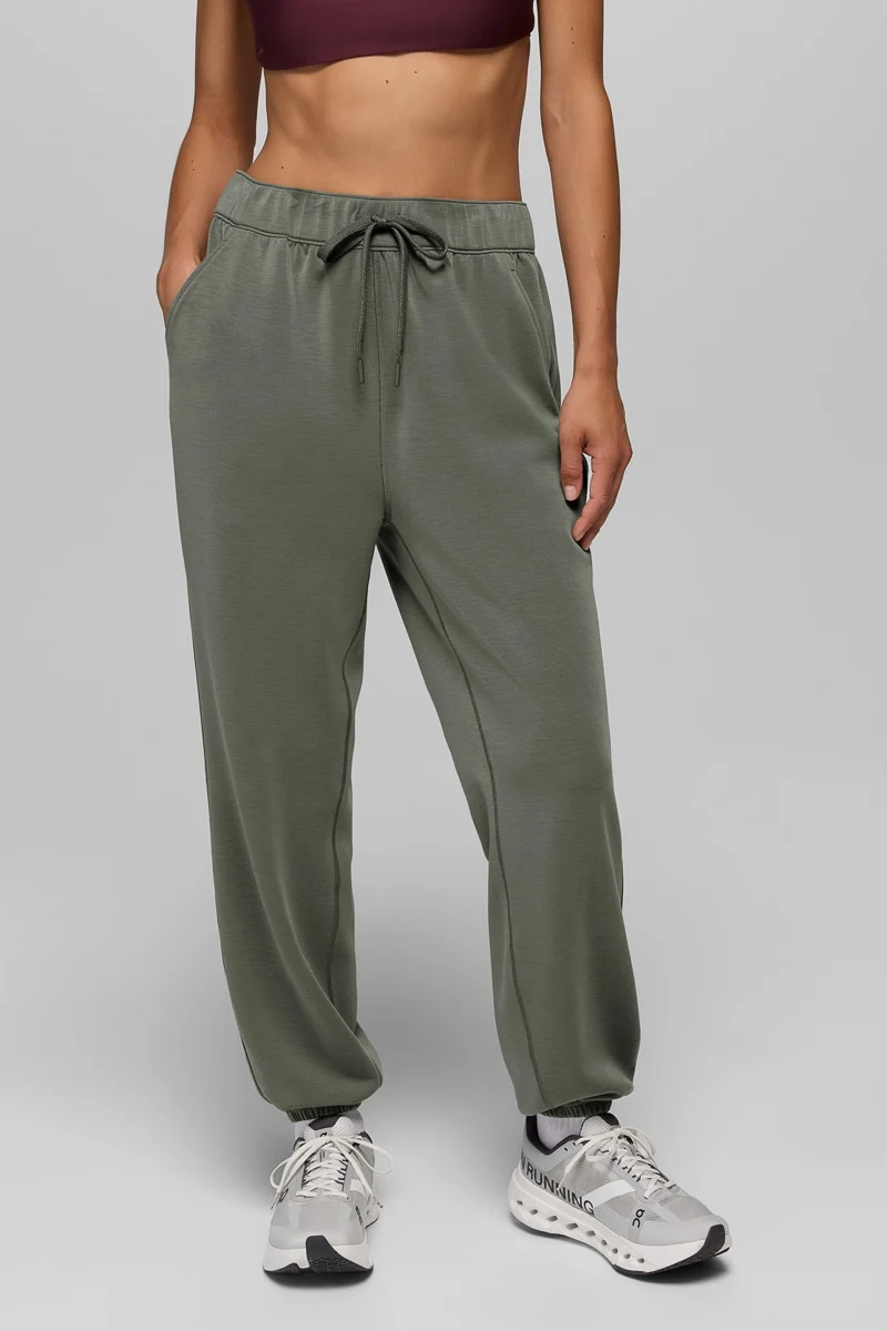Women's Shea High Rise Jogger Small Thyme - Image 2