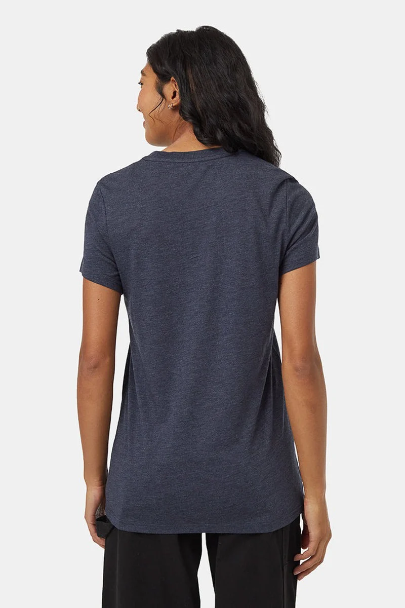 Women T-Shirt Retro Juniper Midnight Blue Heather/Mineral Extra Small - Image 3