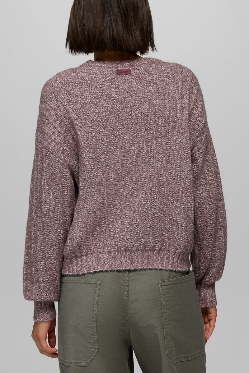 Women's Emberbrook Sweater Medium Vino Heather - Image 2
