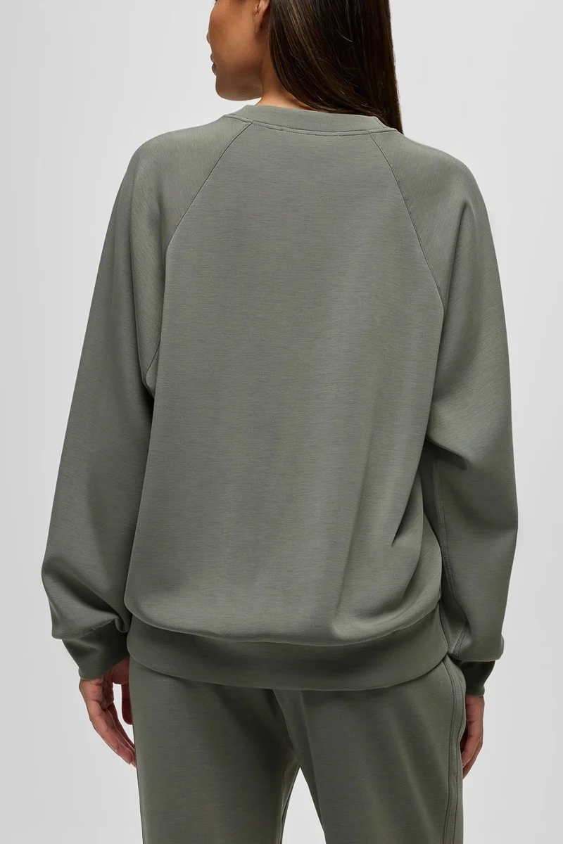 Women's Shea Crewneck Sweater Extra Small Thyme - Image 2