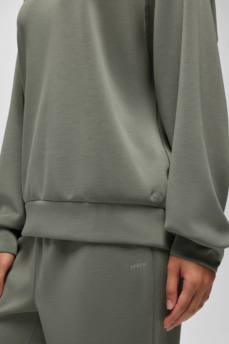 Women's Shea Crewneck Sweater Extra Small Thyme - Image 4
