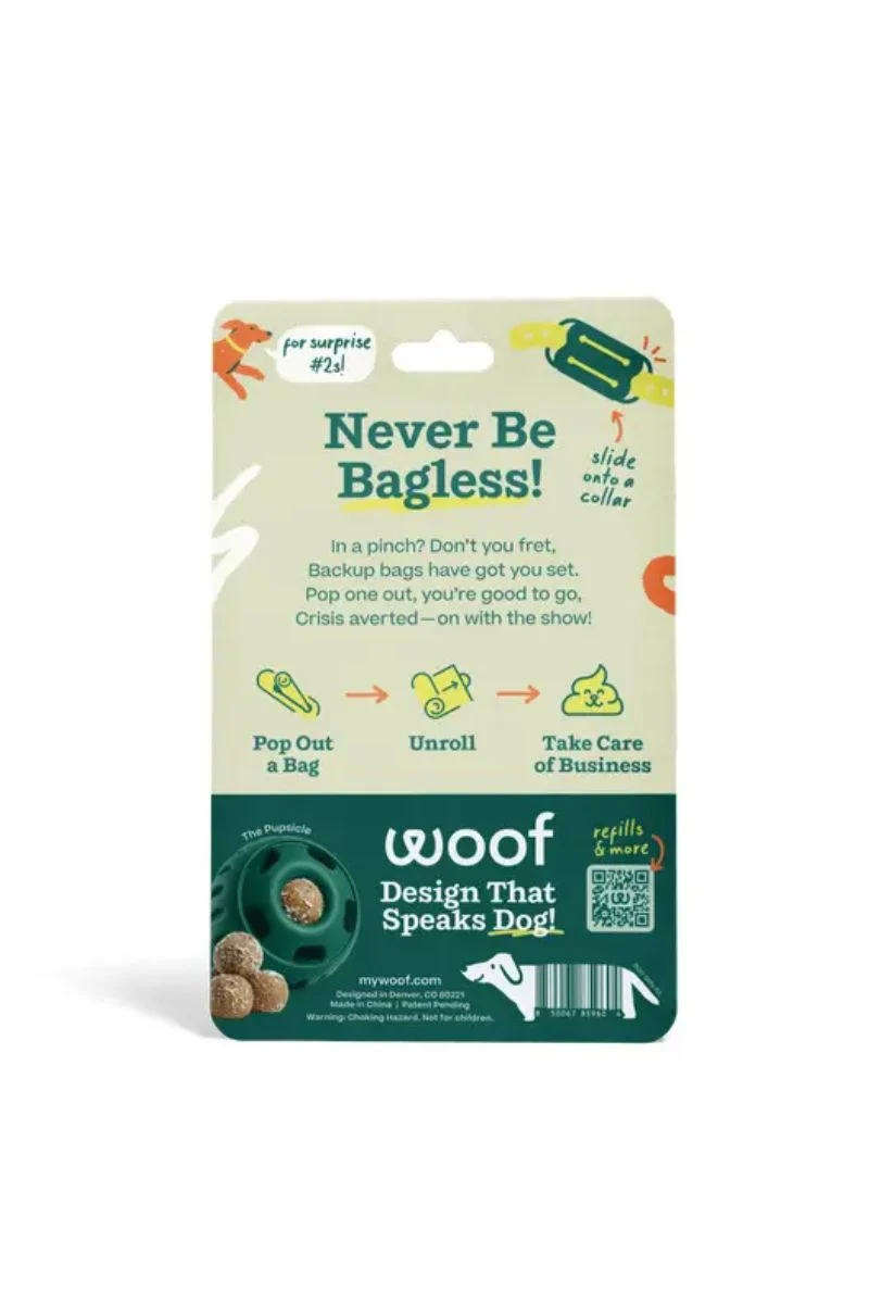 Woof Poomergency Bags Forest Green - Image 2