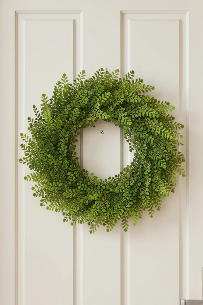 WREATH ST MAIDENHAIR GRN 24"